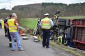 Bierlaster umgestuerzt A 3 Rich Frankfurt Hoehe AS Lohmar P031